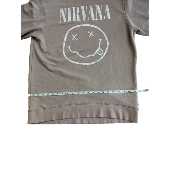 H & M Nirvana Long Sleeve Tee Shirt X-Small - Picture 5 of 7